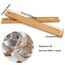 Bambus Holz Räucherstäbchen Halter Weihrauchbrenner Aschefänger Ash Catcher Räucherstäbchenhalter Räucherstäbchen Brenner Halter Aschefänger Räucherstäbchenhalter Lotus Halterung Räucherstäbchen 3Pcs