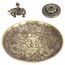 Zerodis Räucherstäbchenhalter, Dragon Phoenix Zinklegierung Räucherstäbchen Lotus Elephant Stand Inscent Brennerplatte Craft Ornaments Tea Room Decoration
