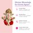 LOVENSPIRE Ganesha-Statue aus Acryl, Ganpati-Figur, Gott des Glücks und des Erfolgs, für Heimdekoration und Auto-Armaturenbrett, Einweihungsfeier, Pooja-Dekoration, Diwali-Dekoration, 1 Stück