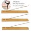 Bambus Holz Räucherstäbchen Halter Weihrauchbrenner Aschefänger Ash Catcher Räucherstäbchenhalter Räucherstäbchen Brenner Halter Aschefänger Räucherstäbchenhalter Lotus Halterung Räucherstäbchen 3Pcs