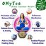 OMyTea Räucherstäbchenhalter – 13 cm Messing-Räuchergefäß mit Aschefänger für Meditation, Yoga, Heimbüro Duft (Lotus)