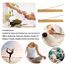 Bambus Holz Räucherstäbchen Halter Weihrauchbrenner Aschefänger Ash Catcher Räucherstäbchenhalter Räucherstäbchen Brenner Halter Aschefänger Räucherstäbchenhalter Lotus Halterung Räucherstäbchen 3Pcs