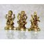 ESPLANADE - Laxmi Ganesh Saraswati Idol - 5,1 cm Höhe | Ganesha Lakshmi Religiöse Figur Hindu-Gott Skulptur Murti Statue | Diwali / Arbeitsplatz / Büro