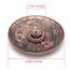 Top Plaza Messing Räucherstäbchenhalter – Kupfer Rot Lotus Stick Räuchergefäß und Konus Räucherstäbchenhalter Dragon and Phoenix Incense Holder Burner - Red Copper
