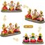 alikiki Indien Laxmi Ganesh Saraswati Statue – 9,9 cm H indischer Gott Lakshmi Ganesha Saraswati Idol Figur Hindu-Diwali Geschenke Diwali Dekoration Home Office Mandir Tempel Pooja Artikel