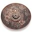Top Plaza Messing Räucherstäbchenhalter – Kupfer Rot Lotus Stick Räuchergefäß und Konus Räucherstäbchenhalter Dragon and Phoenix Incense Holder Burner - Red Copper