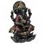 Pacific Giftware Ganesha Figur schwarz - Schreibt in Buch der Erkenntnis | Buddha Statue Deko