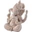 Yikko Ganesha Buddha Statue, Sandstein Elefant Statue Handgemachte Skulptur für Meditation Heimdekoration Geschenk Ornamente