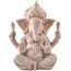 Yikko Ganesha Buddha Statue, Sandstein Elefant Statue Handgemachte Skulptur für Meditation Heimdekoration Geschenk Ornamente