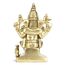 ASHIRWAD Messing Lord Ganesha Idol Statue für Zuhause Hindu-Gott Ganpati Bappa Vinayaka Murti AE000001-08 (Ganesh-08)