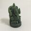 QWERWEFR Ganesha Buddha Statue Elefantengott Skulptur Ganesh Figur Künstliche Jade Stein Garten Dekoration Zubehör Statuen
