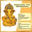 Gold Art India Mango Terrakotta-Finish Ganesha für Auto Armaturenbrett Home Decor Geschenk Diwali Geburtstag Festivals 8,9 x 5,1 cm