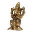 ASHIRWAD Messing Lord Ganesha Idol Statue für Zuhause Hindu-Gott Ganpati Bappa Vinayaka Pital Metal Murti (Ganesh-41)