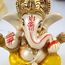 LOVENSPIRE Ganesha-Statue aus Acryl, Ganpati-Figur, Gott des Glücks und des Erfolgs, für Heimdekoration und Auto-Armaturenbrett, Einweihungsfeier, Pooja-Dekoration, Diwali-Dekoration, 1 Stück
