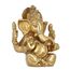 Artvarko Brass Metal Lord Ganesha Ganpati Religious Metal Statue Idol Ganesh Murti Home Decor for Puja Size - Height 4.25 Inches Weight 750 gm