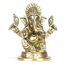 ASHIRWAD Ganesh-07 Ganesha-Idol-Statue aus Messing, für Zuhause, Hindu-Gott, Ganpati, Bappa, Vinayaka Murti, Ganesh-07