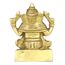 ASHIRWAD Messingstatue Lord Ganesha Idol für Zuhause Hindu-Gott Ganpati Bappa Vinayaka Murti (Ganesh-10)