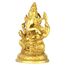 ASHIRWAD Messing Lord Ganesha Idol Statue für Zuhause Hindu-Gott Ganpati Bappa Vinayaka Murti (Ganesh-11)