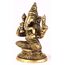 ASHIRWAD Messingstatue Lord Ganesha Idol für Zuhause Hindu-Gott Ganpati Bappa Vinayaka Murti (Ganesh-18)