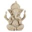 Goick 10x11.5cm Elefant Statue Skulptur, Ganesha Buddha Statue Sandstein Harz Indien Ganesha Elefant Gott Statue Figur Elefantengott,Handgefertigte Skulptur Dekoration Geschenke