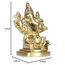 ASHIRWAD Messing Lord Ganesha Idol Statue für Zuhause Hindu-Gott Ganpati Bappa Vinayaka Murti AE000001-08 (Ganesh-08)