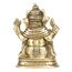 ASHIRWAD Messingstatue Lord Ganesha Idol für Zuhause Hindu-Gott Ganpati Bappa Vinayaka Murti (Ganesh-06)