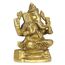 ASHIRWAD Messingstatue Lord Ganesha Idol für Zuhause Hindu-Gott Ganpati Bappa Vinayaka Murti (Ganesh-10)