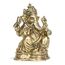 ASHIRWAD Messingstatue Lord Ganesha Idol für Zuhause Hindu-Gott Ganpati Bappa Vinayaka Murti (Ganesh-06)