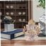 Gcroet 1pc Lord Ganesha Statuen 5.51 H Weißer Harz Elefant Gott Figuren Indische Ganesha -Idol Figur für Innen-