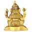 ASHIRWAD Messing Lord Ganesha Idol Statue für Zuhause Hindu-Gott Ganpati Bappa Vinayaka Murti (Ganesh-19)