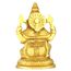 ASHIRWAD Messing Lord Ganesha Idol Statue für Zuhause Hindu-Gott Ganpati Bappa Vinayaka Murti (Ganesh-11)