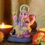 alikiki Indischer Gott, Ganesha, Statue, 10,4 cm, mehrfarbig, hinduistisches Idol, Ganesha-Figur, Indien, Heimbüro, Mandir-Tempel, Altar, Pooja-Artikel, Diwali Puja