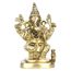 ASHIRWAD Messing Lord Ganesha Idol Statue für Zuhause Hindu-Gott Ganpati Bappa Vinayaka Murti AE000001-08 (Ganesh-08)