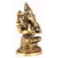 ASHIRWAD Messingstatue Lord Ganesha Idol für Zuhause Hindu-Gott Ganpati Bappa Vinayaka Murti (Ganesh-18)