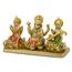 Hindu-Lakshmi Ganesha Saraswati Statue – Laxmi Ganesha Idol für Auto Armaturenbrett Dekor Zuhause Tempel Mandir Pooja Artikel indischer Puja Artikel Diwali Geschenk Meditation Yoga Altar Dekoration