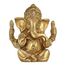 Artvarko Brass Metal Lord Ganesha Ganpati Religious Metal Statue Idol Ganesh Murti Home Decor for Puja Size - Height 4.25 Inches Weight 750 gm