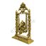 eSplanade 22,9 cm Premium Ganesha Idol auf Messing Swing | Messing Ganesha | Messing Visitenkarte Collectible Handwerk | Räucherstäbchen Pooja Artikel für Home | Home Decor | Messing Decor