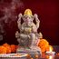 Tied Ribbons Eco Friendly Ganesha Idol for Ganesh Chaturthi Decoration Items Handmade Indian God Idol Lord Ganesh Statue Figurine for Home Decor Pooja Room - Ganpati Idol Clay for Visarjan