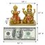 alikiki Hindu-Lord Ganesha Lakshmi Statue - Indischer Gott Laxmi Ganesh Murti Artikel Home Tempel Puja Pooja Idol Diwali Geschenk - Indien Tischtisch Ganpati Skulpturen