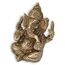 DakshCraft Mukut Ganesha Messingfigur