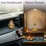 LOVENSPIRE Ganesha-Statue aus Acryl, Ganpati-Figur, Gott des Glücks und des Erfolgs, für Heimdekoration und Auto-Armaturenbrett, Einweihungsfeier, Pooja-Dekoration, Diwali-Dekoration, 1 Stück