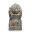 NaRoom Ganesha Skulptur Hinduismus Gottheit Figur ca. 15 cm klein Sockel Statue Elefant-Kopf Sitzend Deko Wohnbereich Naturmaterials Lavasand
