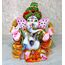 ESPLANADE Pagdi Ganesha Ganpati Murti Idol Statue Skulptur (22,9 cm)