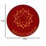 Aditri Creations Astchakara Ganesha-Statue, goldfarben