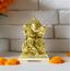 Purpledip Idol Siddhi Vinayak Ganesha: seltene Sammler-Skulptur mit aufwendigen Schnitzereien (12214)