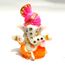 KSJONE Indische Mini-Ganesha-Statue Dekor Home Office Tempel Mandir Pooja Artikel Hindu-Lord Ganesha Figur für Auto Armaturenbrett Ganesh Statue Ganpati Geschenke Home Office Dekor