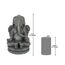 Design Toscano Lord Ganesha Hinduistische Elefantengott-Statue, Polyresin, Grau, 28 cm
