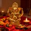 Indischer Elefant Murti Ganesha-Statue – indischer Elefant Murti Gott Dekor – Indien Handmalerei Figuren Idol Pooja Mandir Artikel handgefertigt Hochzeit Return Geschenke Dekorationen