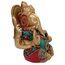 Purpledip Hindu Religiösen Gott Statue der Lord Ganesha (ganapathi Oder vinayaka) in Massiv Messing Metall mit Türkis Gem-Stone Work (10320)