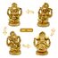 Hinduistischer Gott Lord Ganesha Statuen – 12,7 cm H Indien Gott Ganesha Idol Home Mandir Pooja Dekor Indische Ganesha Figur Tempel Puja Artikel Diwali Geschenk für Freunde Verwandte